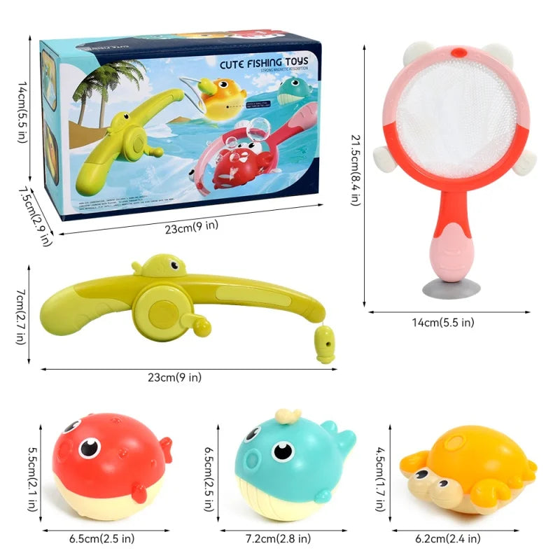 Magnetisch Visspel met LED – Lichtgevende Vissen & Hengel voor Kinderen
