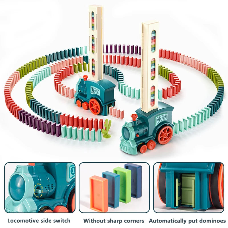 Elektrische Domino Trein – Automatisch Dominospel voor Kinderen (3+)