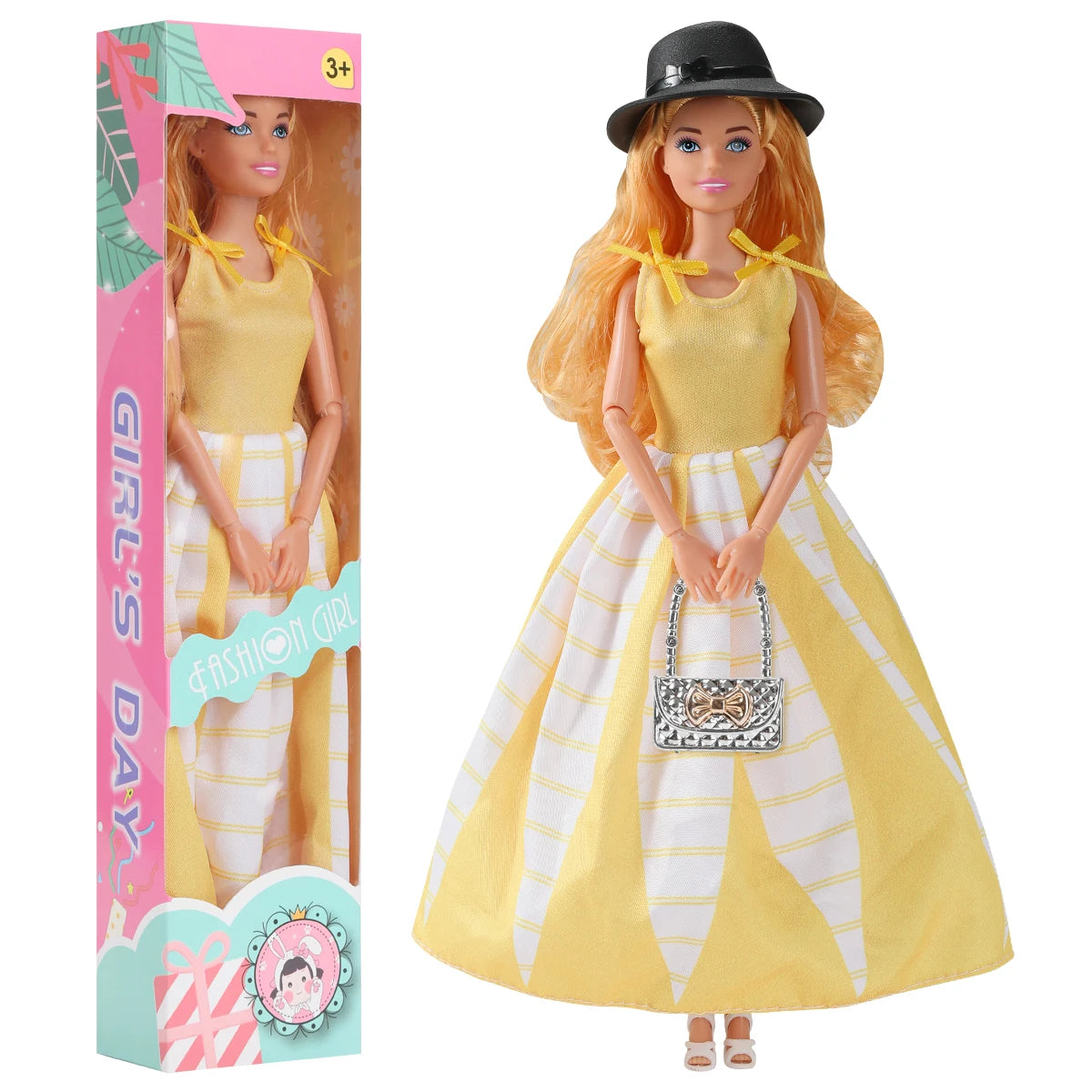 Modieuze Barbie Pop 30cm – Flexibele Speelpop met Outfit