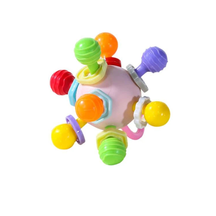 Montessori Babyballen – Zacht Rubber Speelgoed – 6+ Maanden