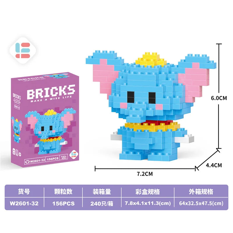 Disney Micro Bouwset – Magische Gebouwen & Figuren (3+ jaar)