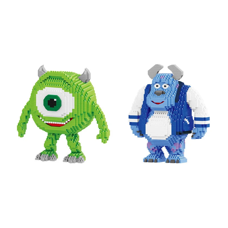 Monster University Bouwset – James & Mike Micro Blokken (18+)