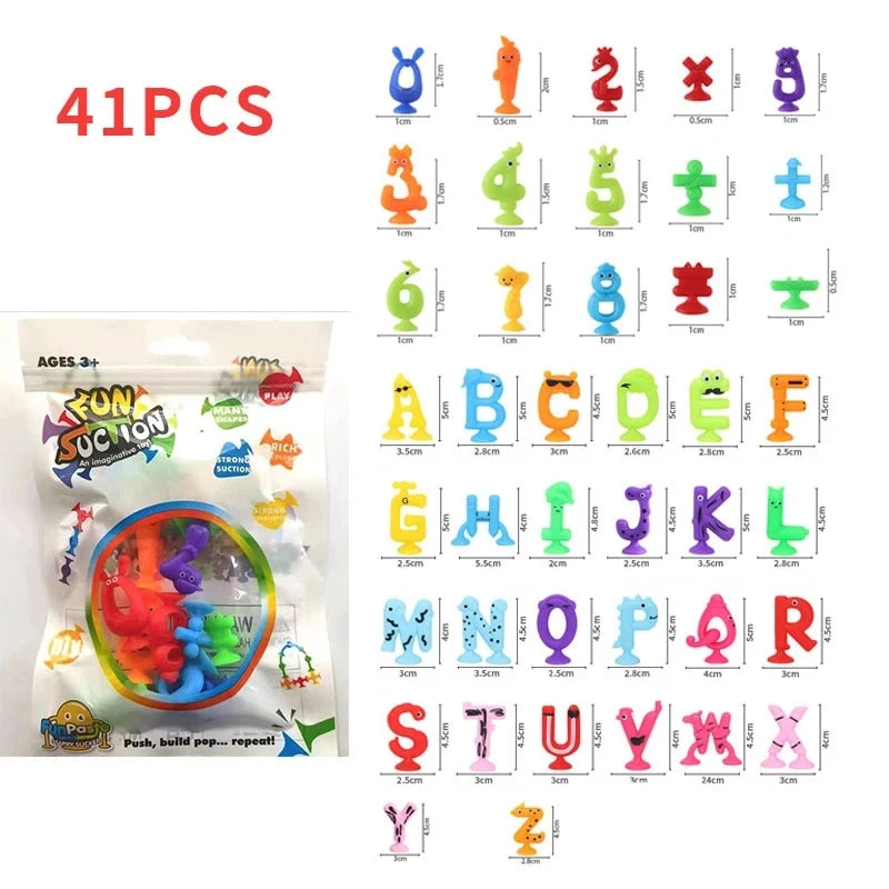 Baby Sucker Badspeelgoed – Zuignap Speelset voor Bad & Douchewand