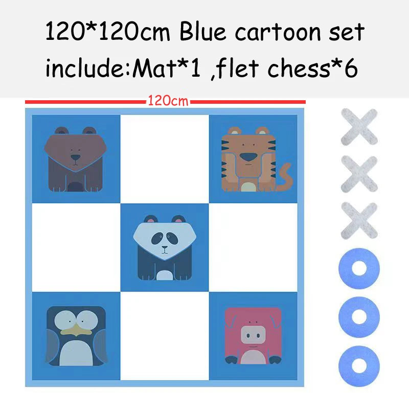 Buiten Tic Tac Toe Spel – Gobang XXL Teamspel voor Kinderen & Events