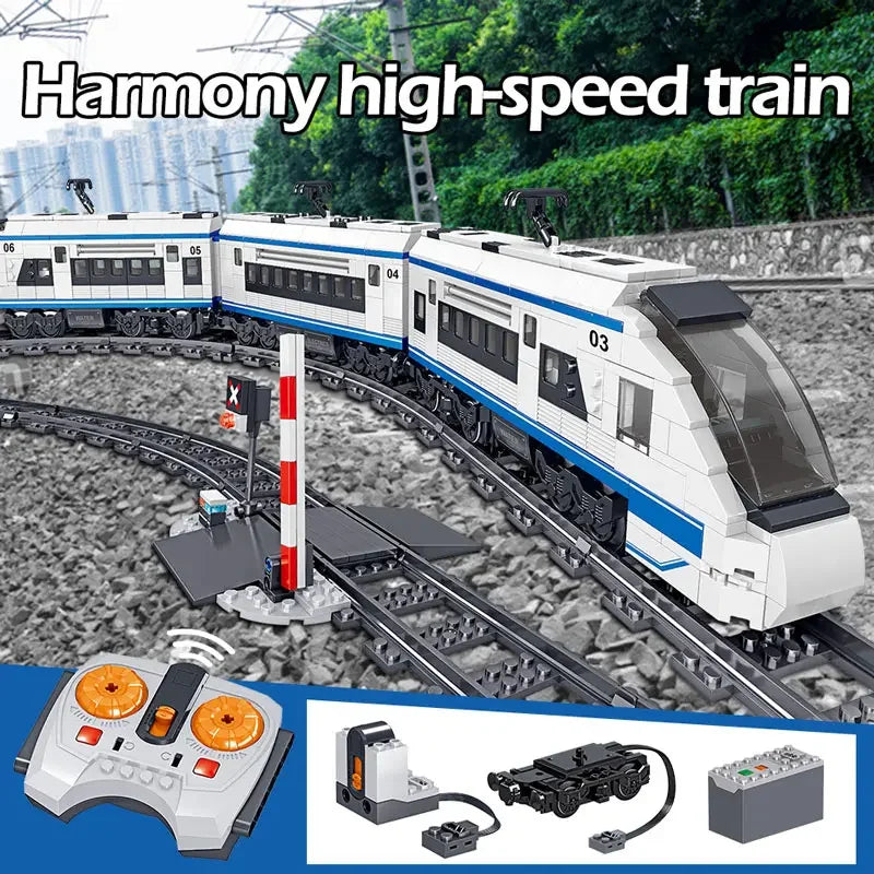 941-delige Elektrische Treinbouwset met Rails & Afstandsbediening
