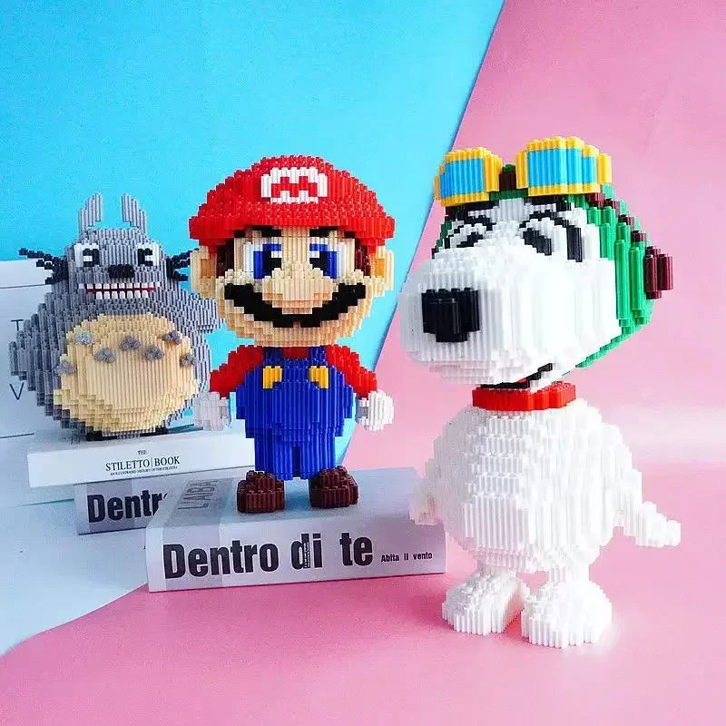 Snoopy 3D Bouwstenen Set – Micro Blokken Speelgoed (6+ Jaar)