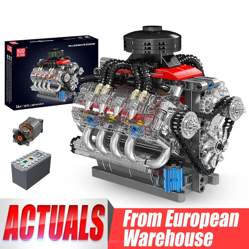 Mal King 10171 Technische Motor – Gemotoriseerd LEGO Speelgoed