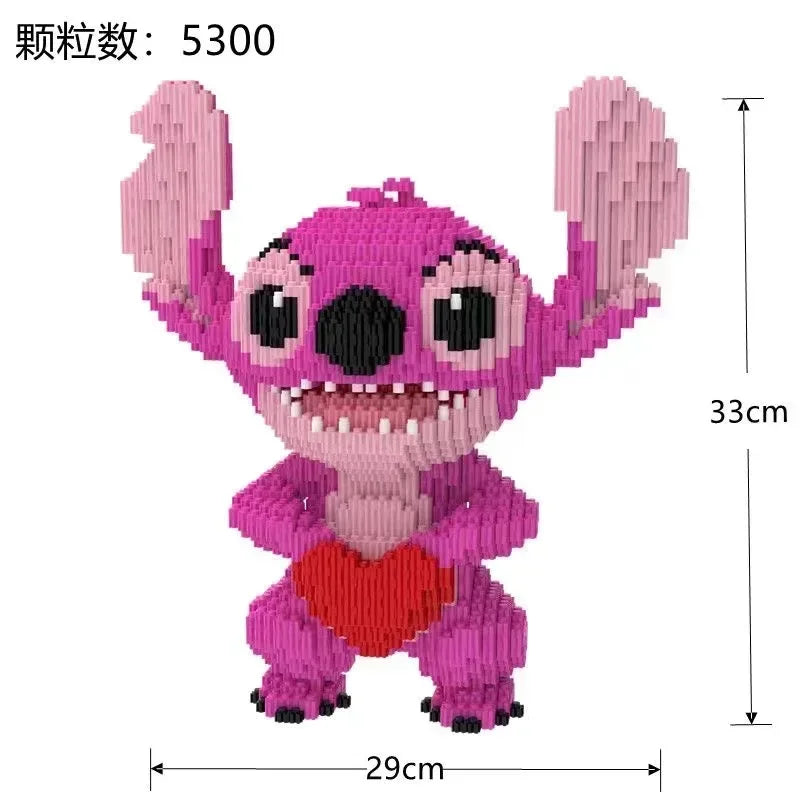 Grote Stitch Bouwset – 33cm Bouwfiguur Compatibel met Lego (6+)