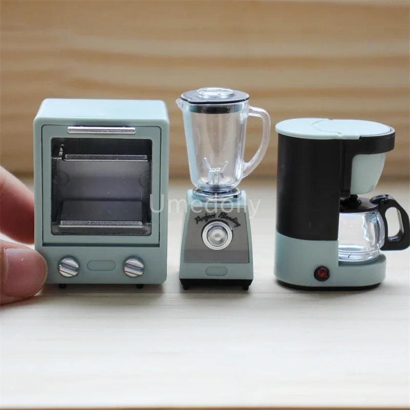 Mini Juicer & Koffiezetapparaat – Poppenhuis Accessoires 1:6
