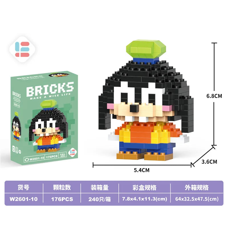 Disney Micro Bouwset – Magische Gebouwen & Figuren (3+ jaar)
