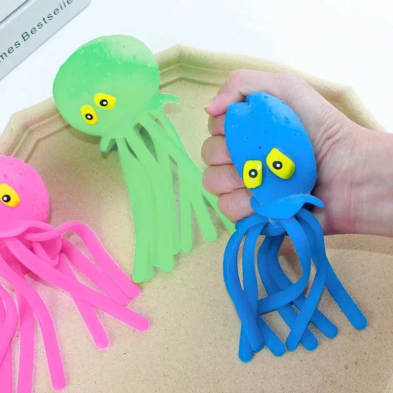 Octopus Spons Speelgoed – Babybadje Waterpret voor Kinderen 3-6