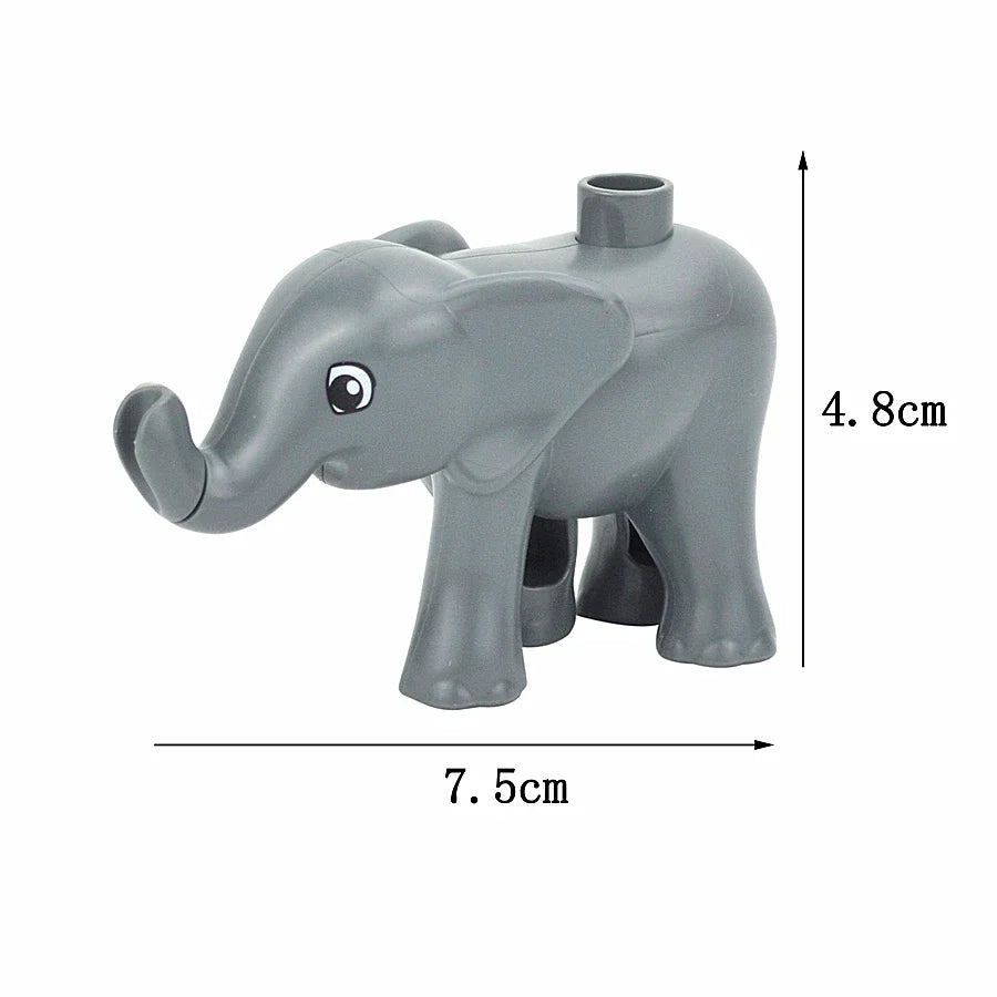 Dieren Bouwstenen Kind – 72x Grote Duplo Blokken Set (3+ Jaar)