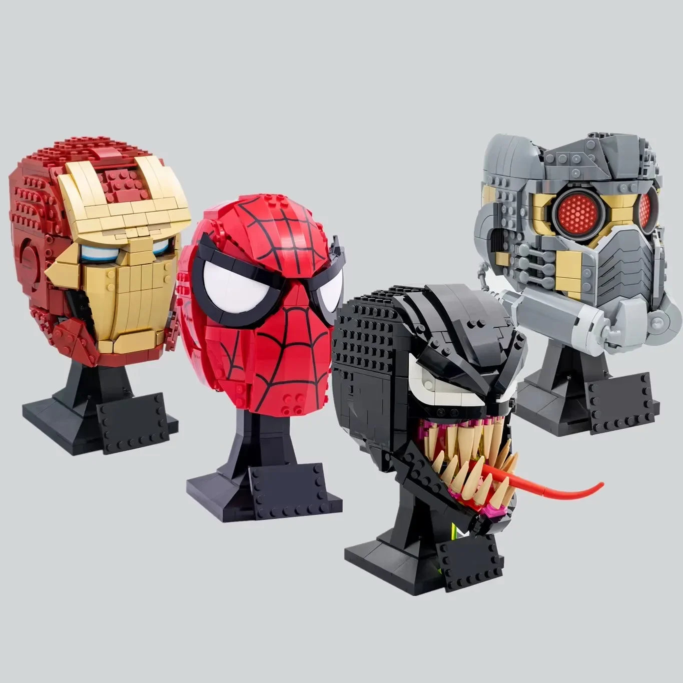 Marvel Bouwpakket – Venom, Ironman & Spiderman Set (14+ Jaar)