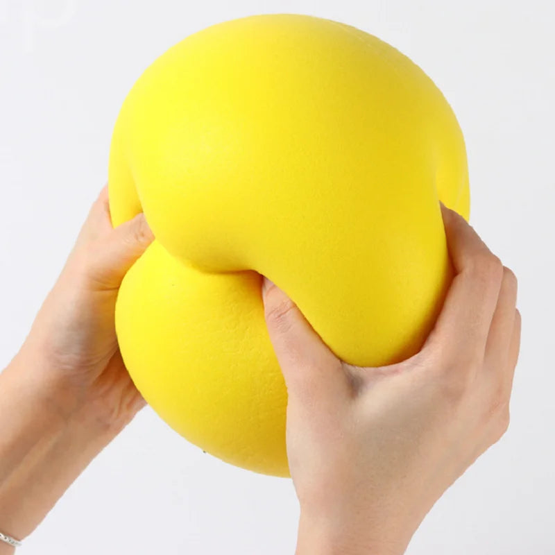 Stille Bouncebal 21 cm – Grote Stuiterbal voor Binnen – PU Foam
