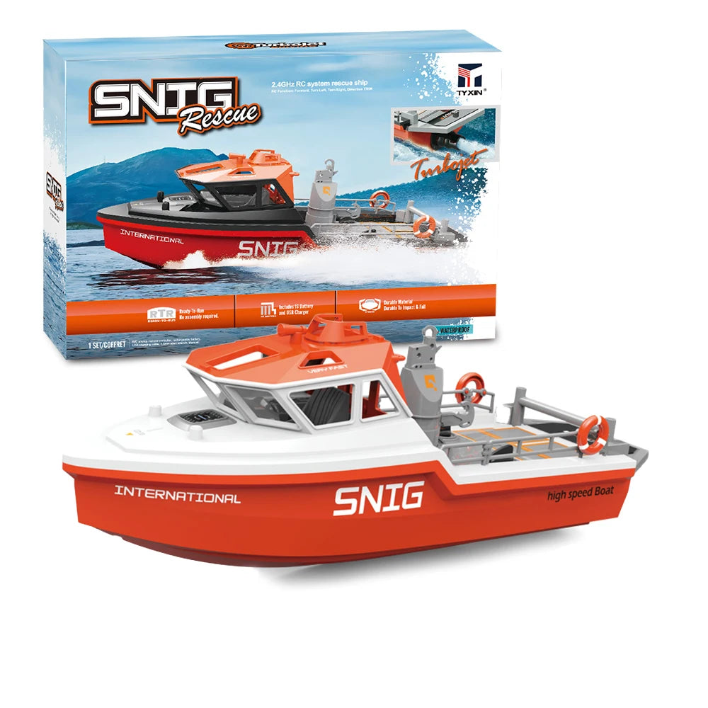 RC Reddingsboot TX694 – 2.4G Speedboot met 50m Bereik & 18min Speeltijd