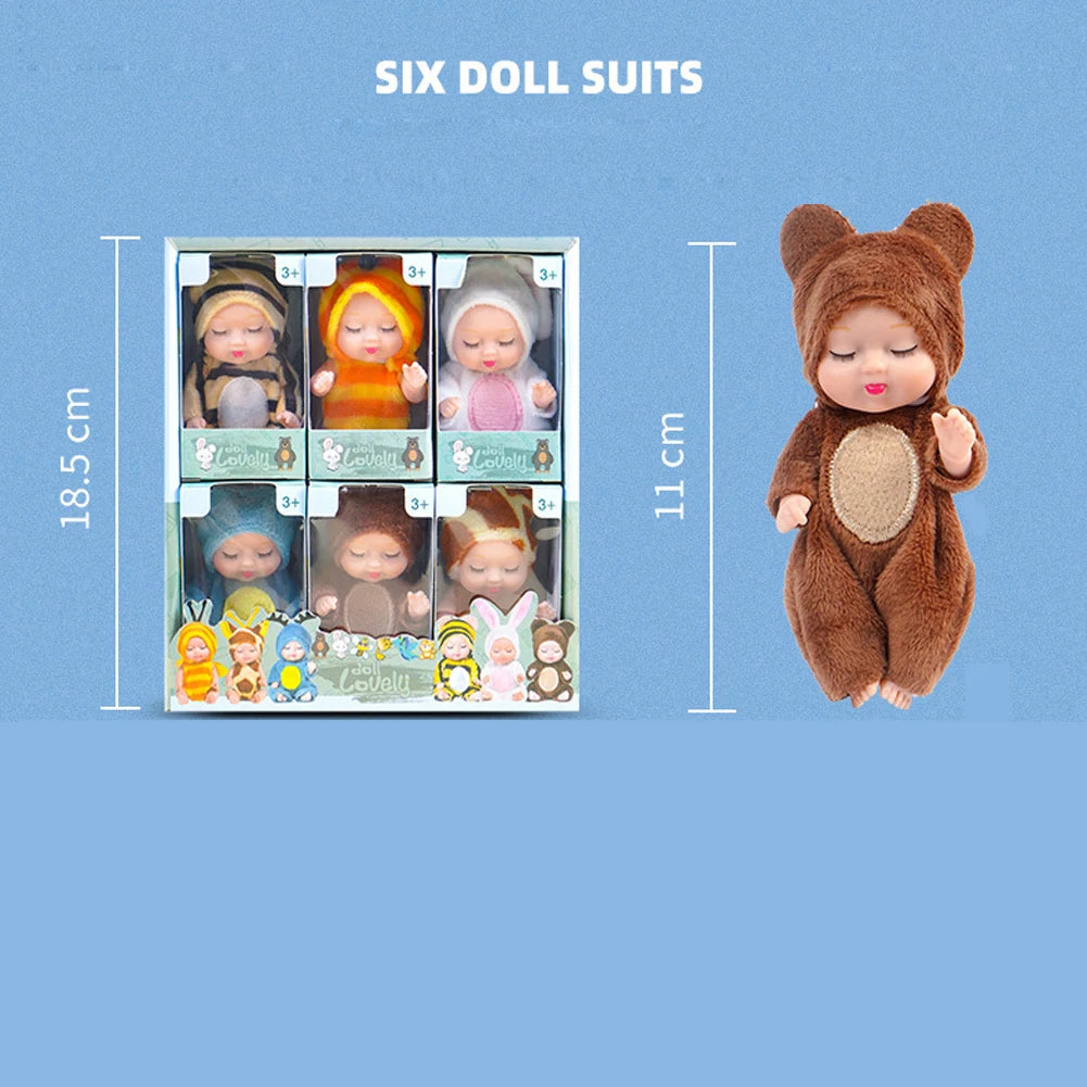 6x Reborn Pop Kit – DIY Baby Poppen Maken voor Kinderen (3+)