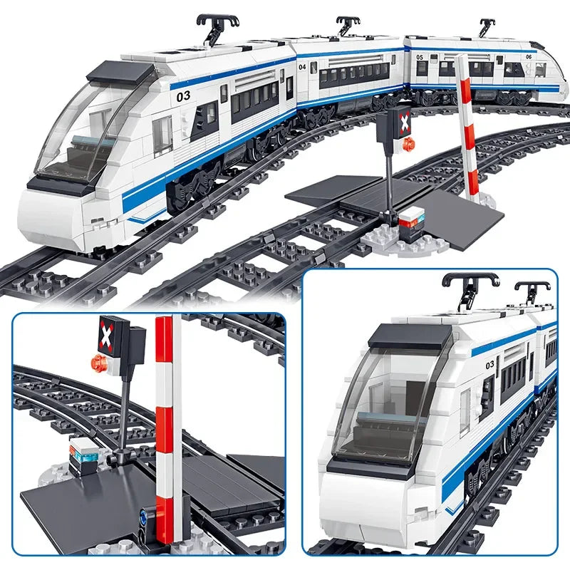 941-delige Elektrische Treinbouwset met Rails & Afstandsbediening