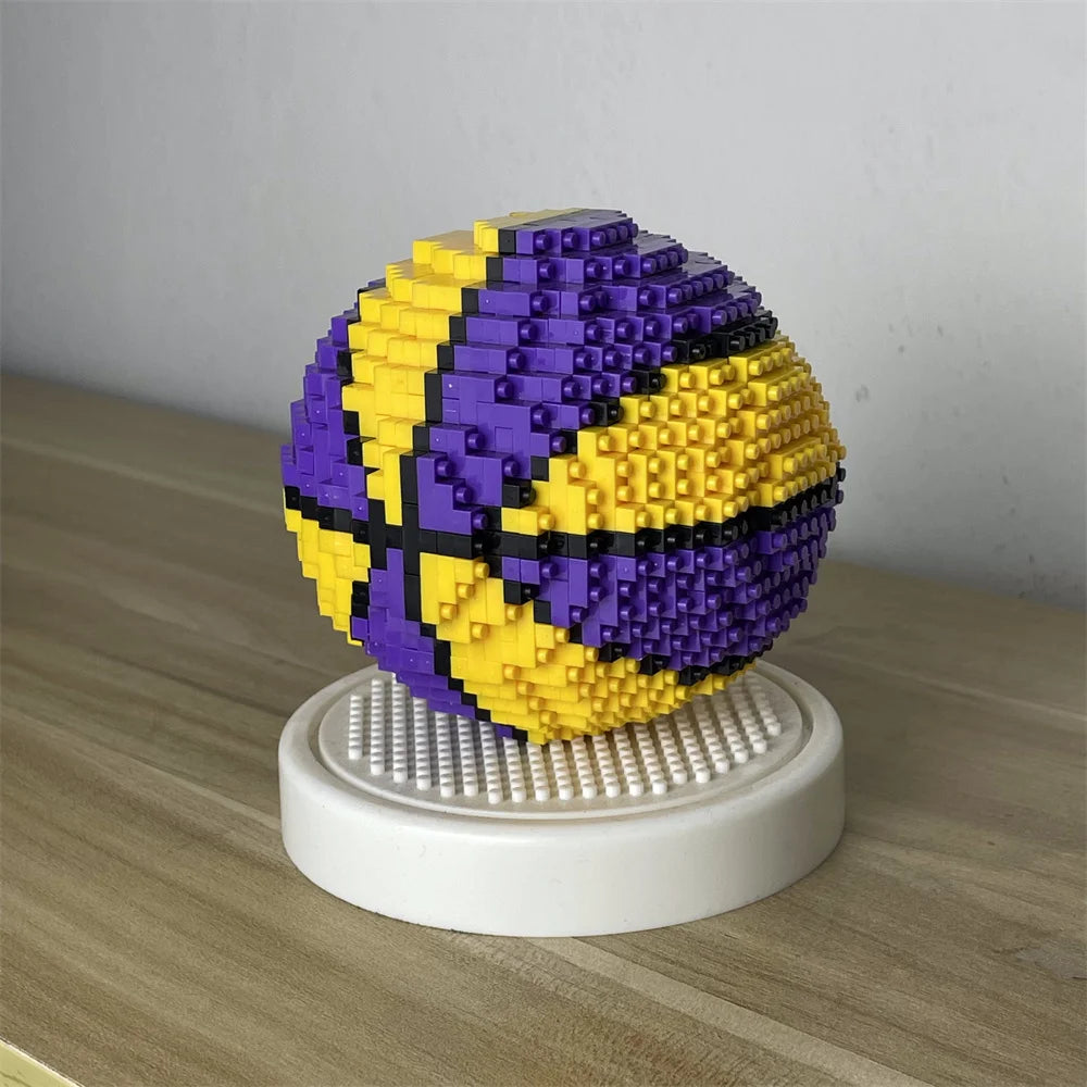Sport DIY Mini Bouwstenen – Voetbal & Basketbal Set (14+ jaar)
