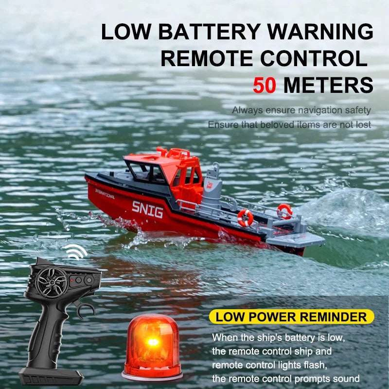 RC Reddingsboot TX694 – 2.4G Speedboot met 50m Bereik & 18min Speeltijd