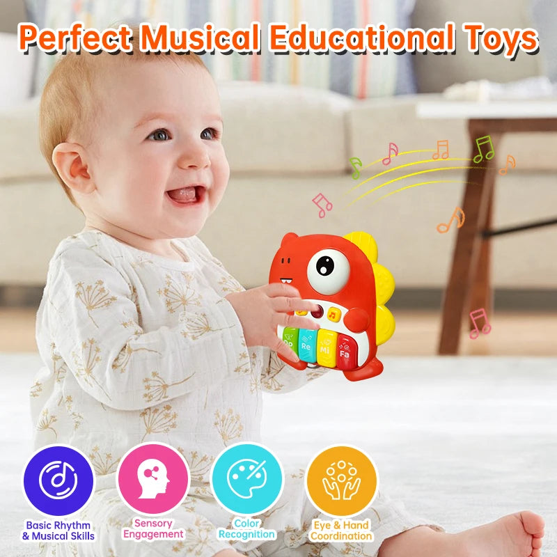 Baby Elektronische Piano – Muziekspeelgoed voor 0-3 Jaar