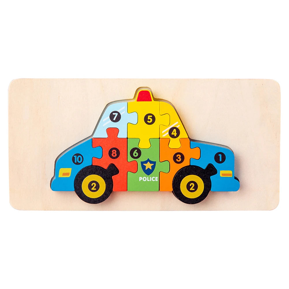 3D Houten Puzzel Educatief – Bouwplezier voor Kinderen (3-12 jaar)