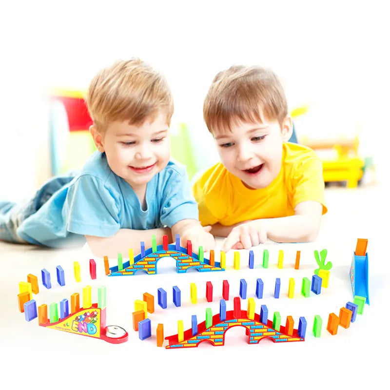 Trein Domino Speelgoed โ Automatisch Domino Leggen voor Kinderen
