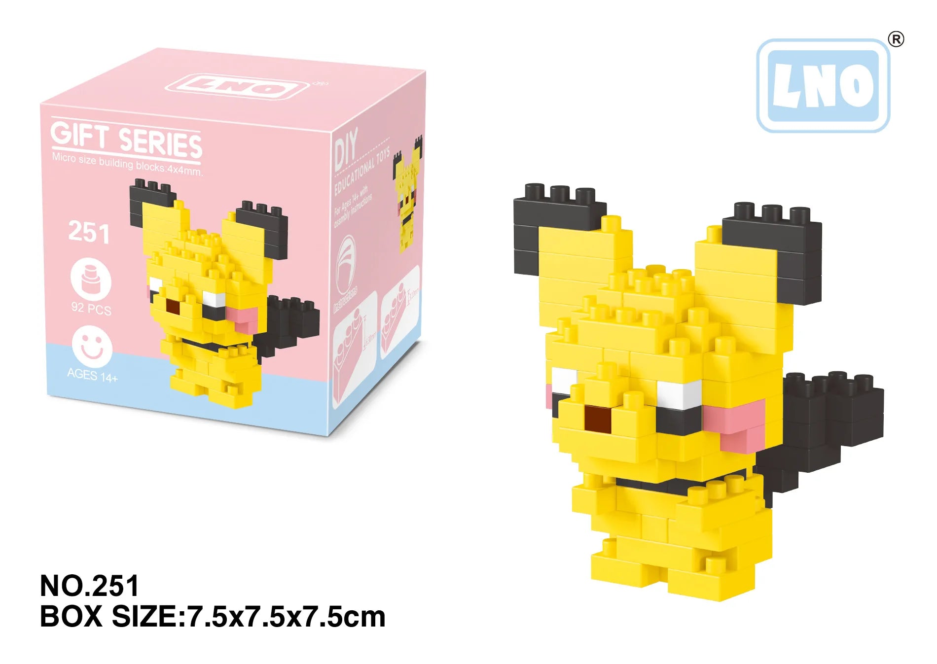 Pokemon Nanoblocks – Charizard & Kyogre Bouwset (14+ Jaar)