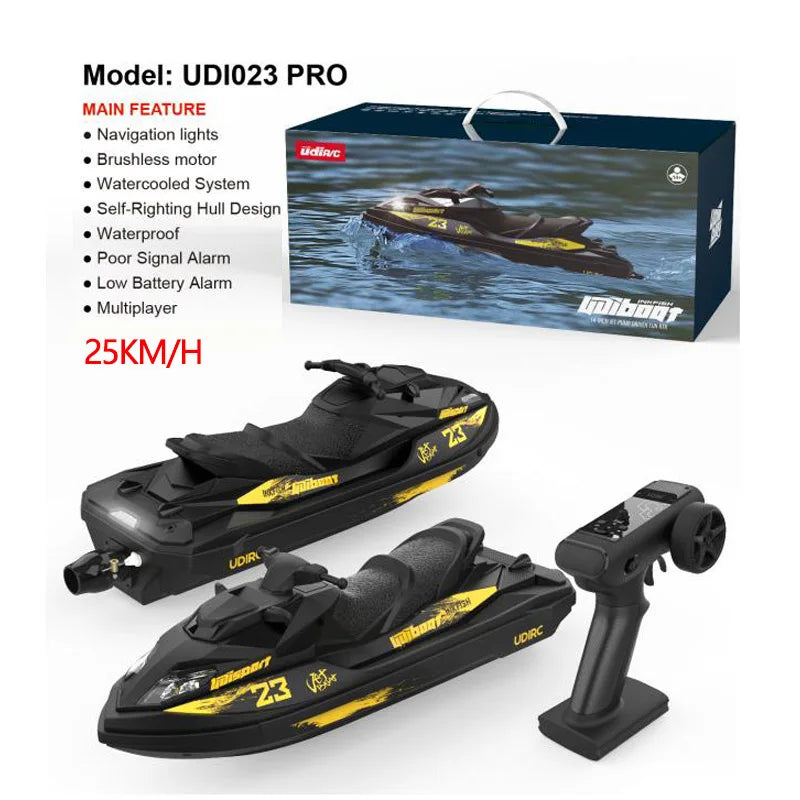 Speedboot met Jetspray & LED – 25 km/u RC Boot voor Kinderen