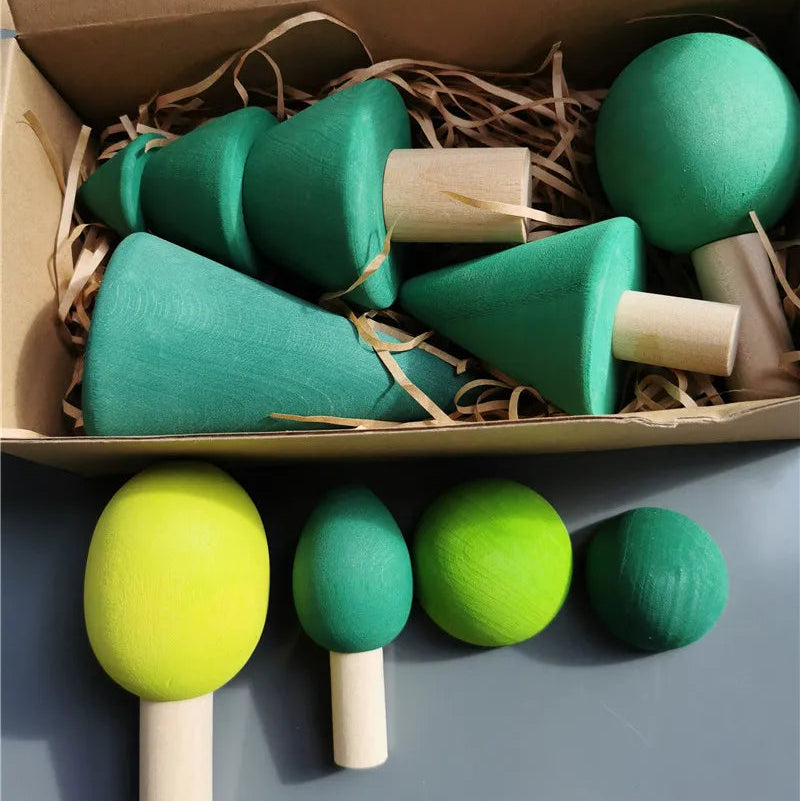 Montessori Houten Regenboog Stapelblokken – Duurzaam & Educatief