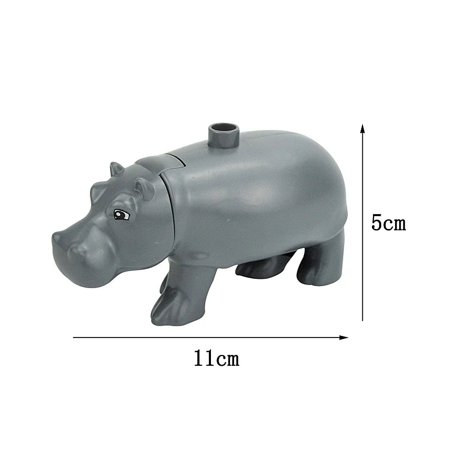 Dieren Bouwstenen Kind – 72x Grote Duplo Blokken Set (3+ Jaar)