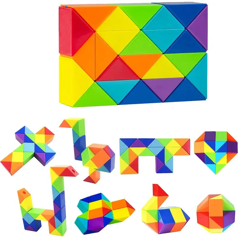 24-delige Magische Kubus – 3D Puzzel Speelgoed voor Kind & Volwassene