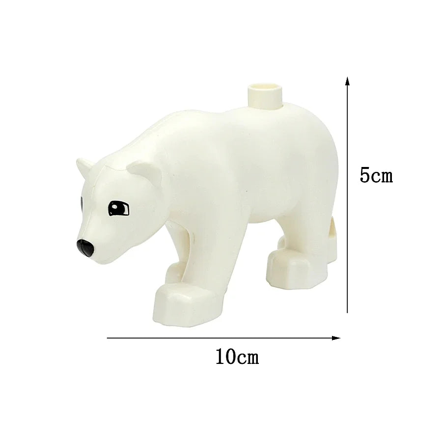 Dieren Bouwstenen Kind – 72x Grote Duplo Blokken Set (3+ Jaar)