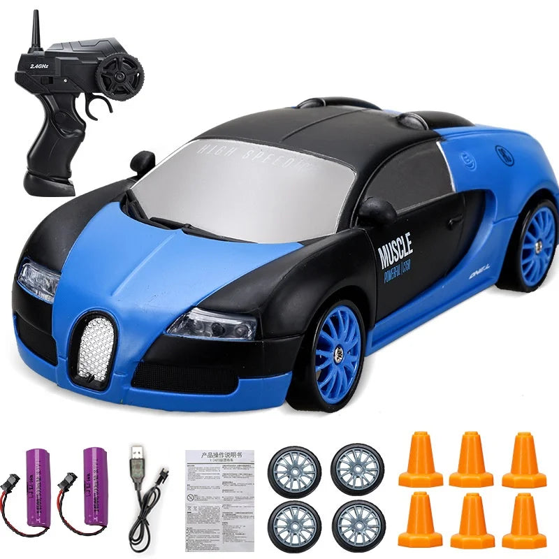 Mini RC Drift Auto – AE86 4WD Speelgoedracewagen met Afstandsbediening