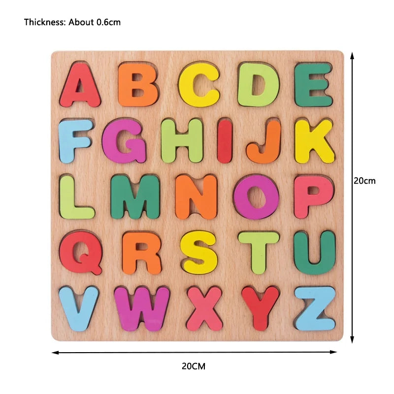 Montessori Houten Puzzel voor Baby’s – Peg Speelgoed (1-3 jaar)