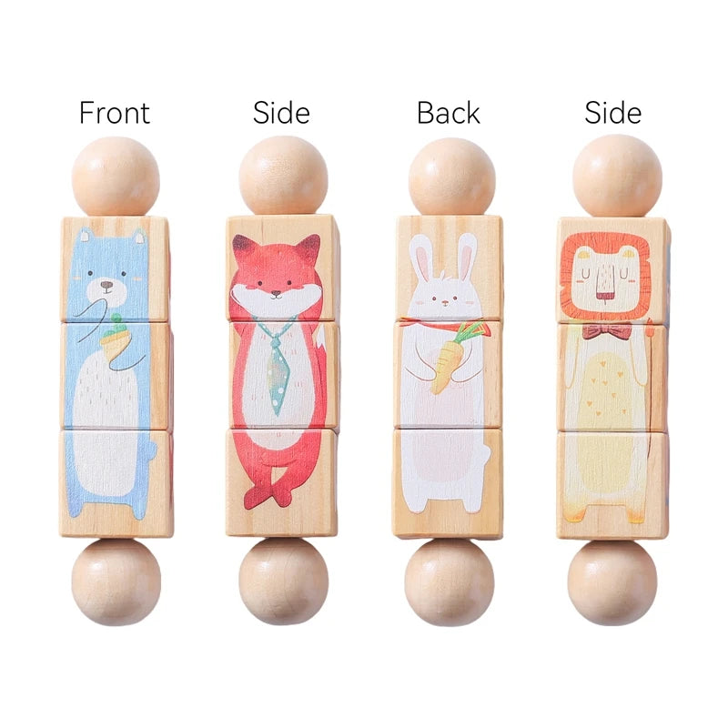 Houten Montessori Raket Speelgoed โ Educatief & Creatief โ 4+