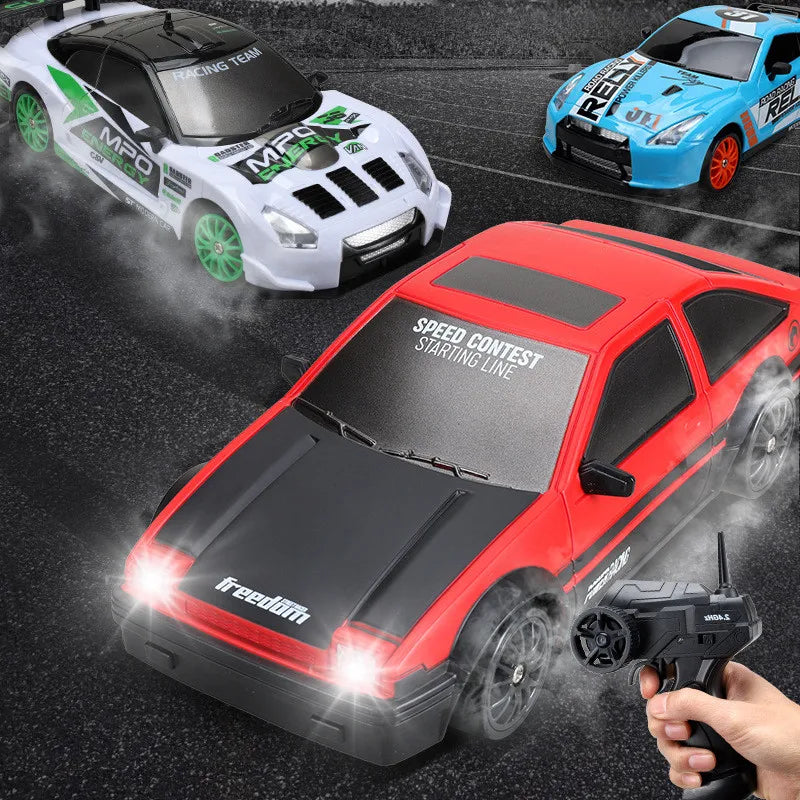 Mini RC Drift Auto – AE86 4WD Speelgoedracewagen met Afstandsbediening