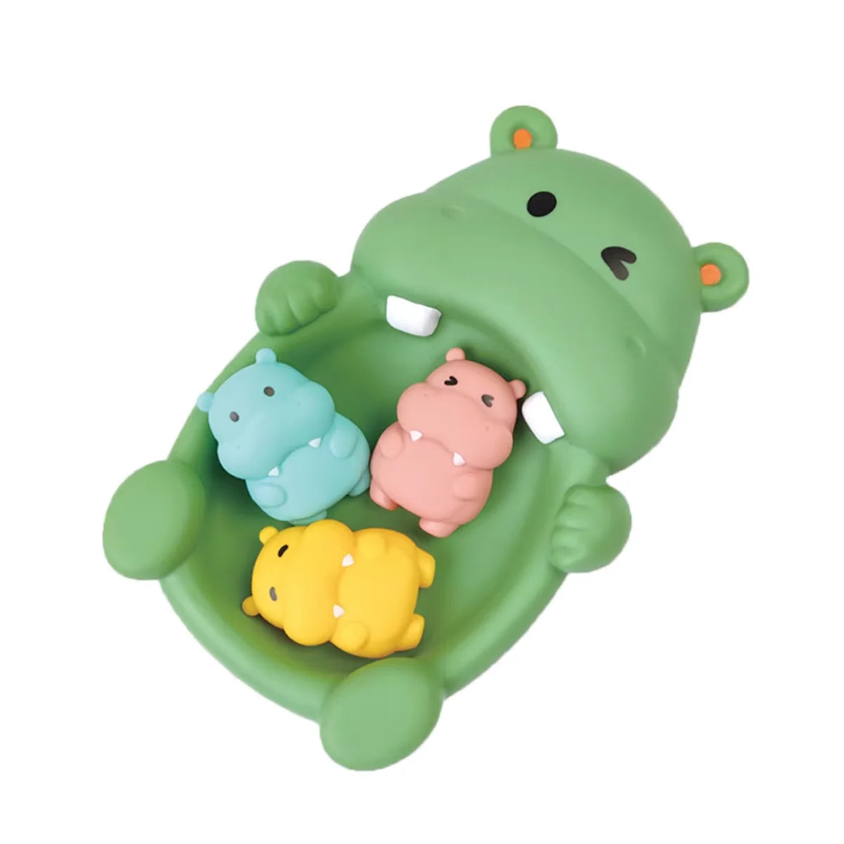 4x Drijvend Badspeelgoed – Zachte Dierenfiguren voor Baby & Peuter