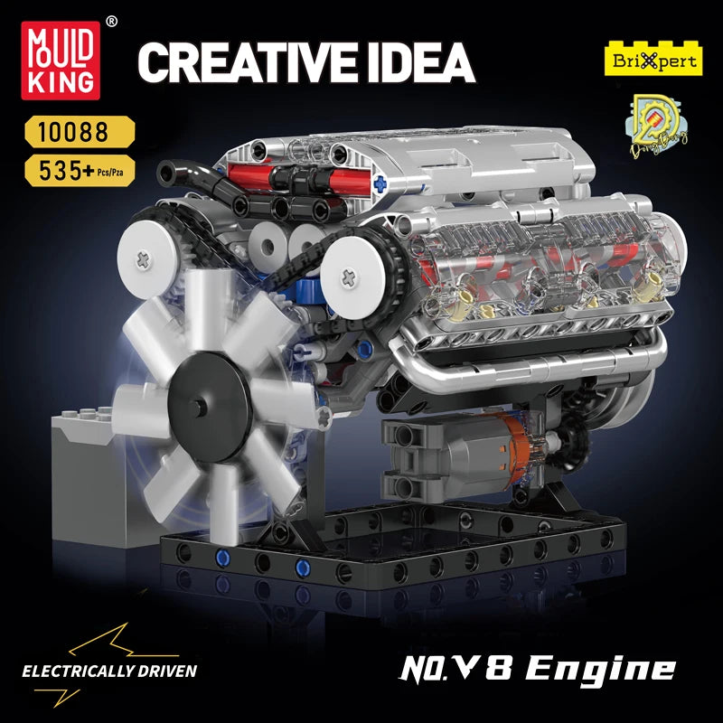Mold King 10088 Technische Bouwset – Gemotoriseerd LEGO Model (14+)