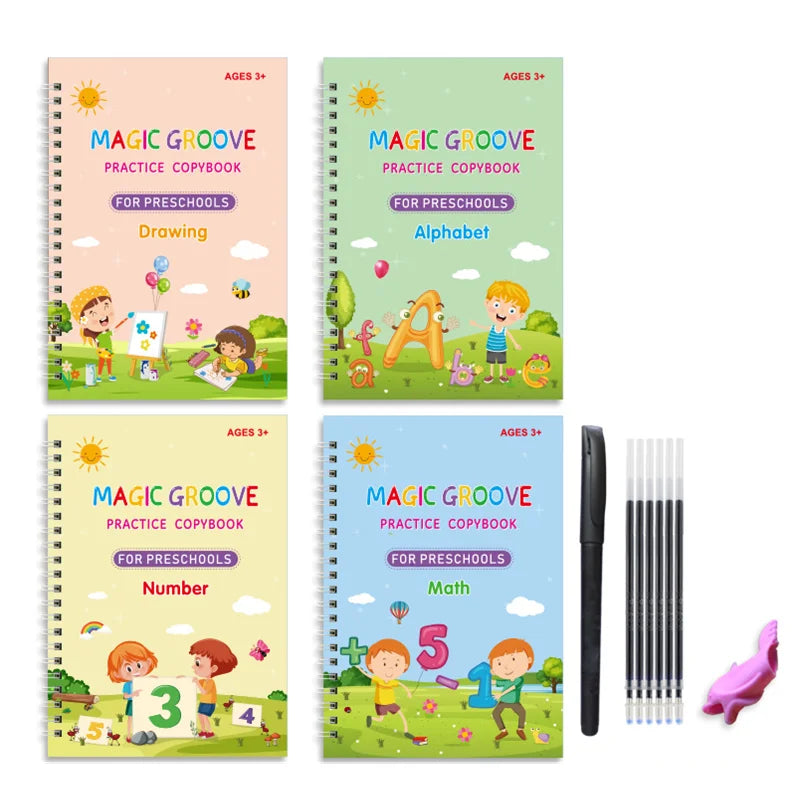 Magic Copybook Kind – Schrijf- en Tekenoefeningen (0-6 Jaar)