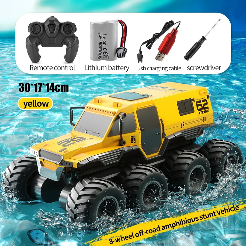 Waterdichte 8x8 RC Stuntauto – JJRC Q137 voor Kinderen (30 min)