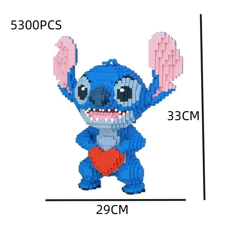 Grote Stitch Bouwset – 33cm Bouwfiguur Compatibel met Lego (6+)