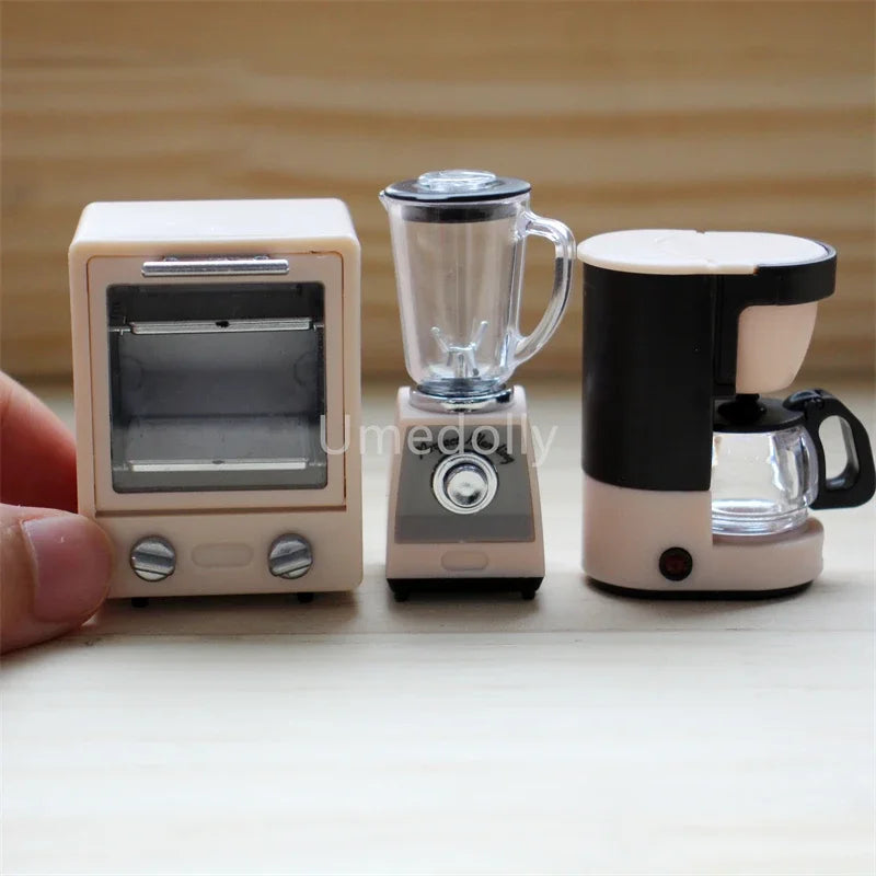 Mini Juicer & Koffiezetapparaat – Poppenhuis Accessoires 1:6