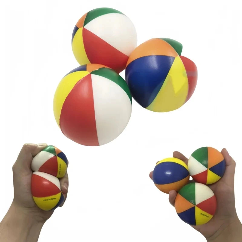 12 Zachte Strandballen van Schuim – Veilig Speelplezier voor Kinderen