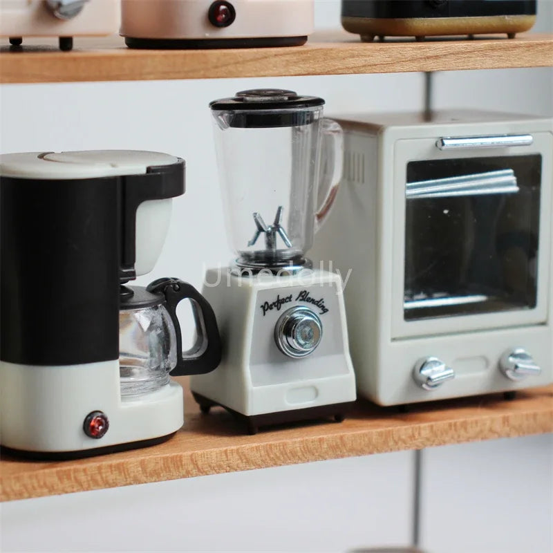 Mini Juicer & Koffiezetapparaat – Poppenhuis Accessoires 1:6