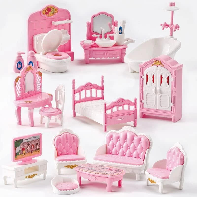 1:12 Miniatuur Meubelset voor Poppenhuis – Slaapkamer Accessoires