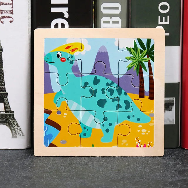 Houten Dierenpuzzel voor Kinderen – Educatief & Duurzaam (3-6 jr)