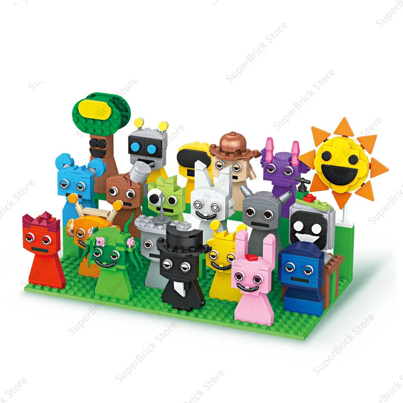 Sprunki Horror Bouwstenen – Griezelige Figuren Set (6+ Jaar)