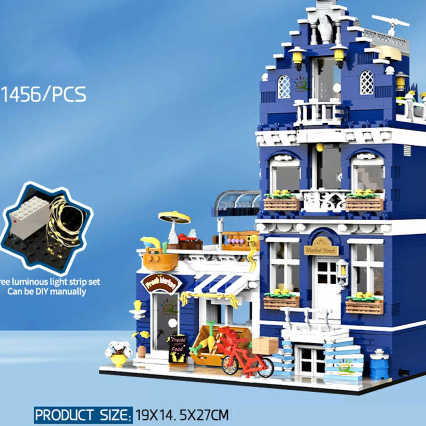 City Corner Coffee Bouwset – Mini Café Speelgoed | 14+ | MOC Style