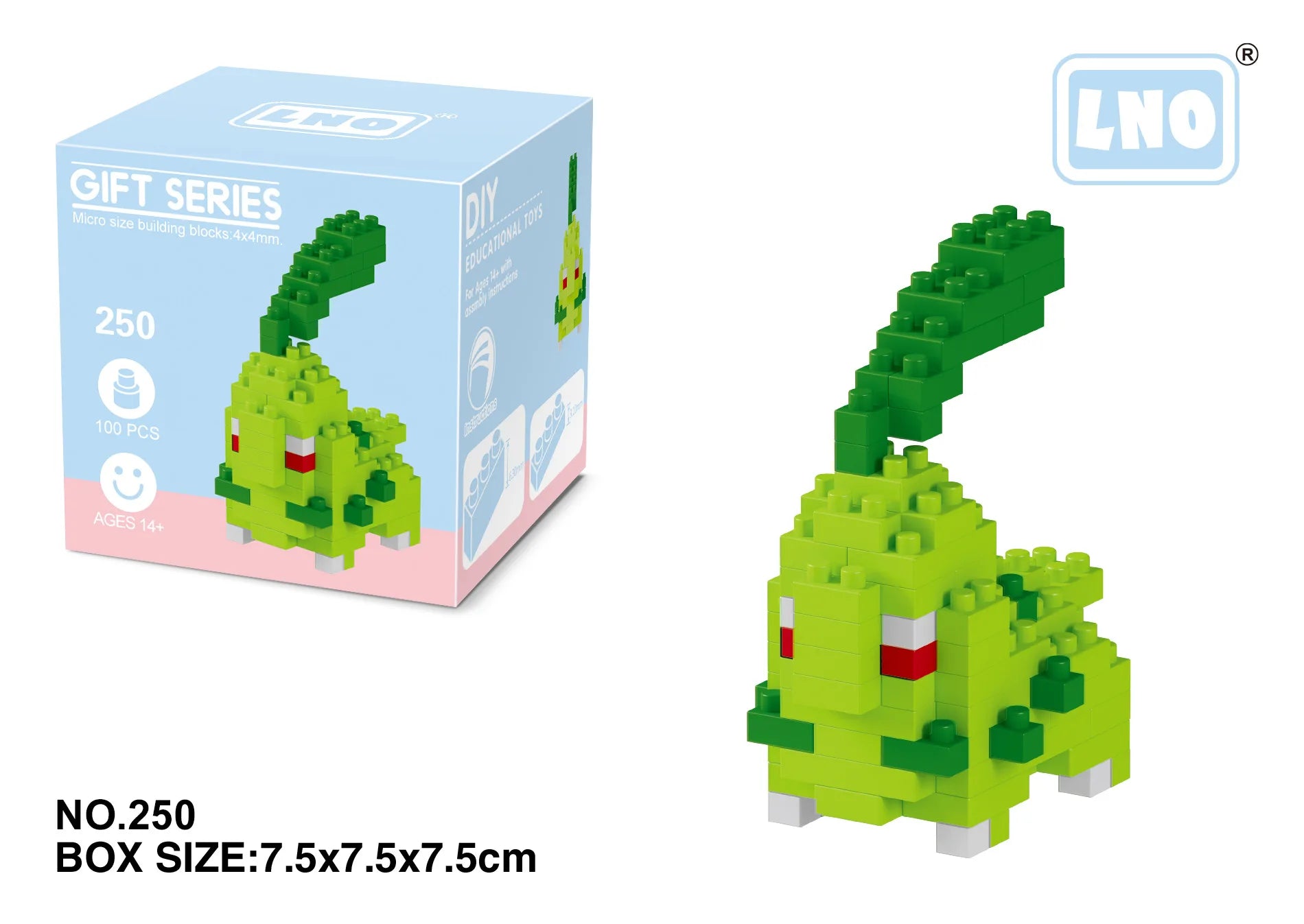 Pokemon Nanoblocks – Charizard & Kyogre Bouwset (14+ Jaar)