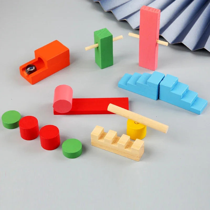 Regenboog Houten Domino Speelgoed – Educatief Kleurenplezier (4+ Jaar)